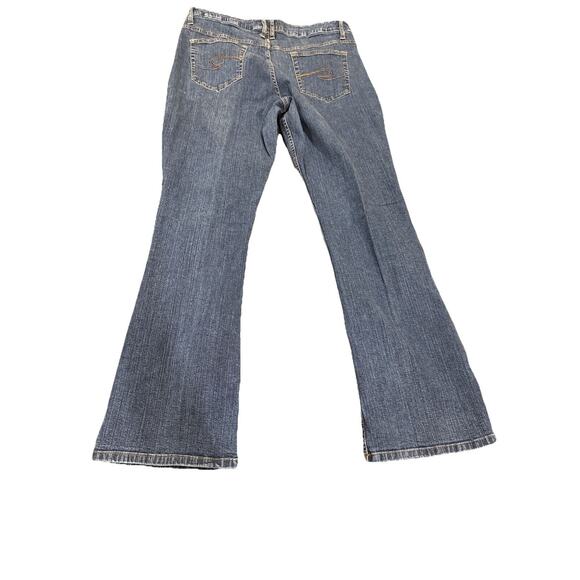 Rider's Jeans Women's Size 14 Long Bootcut Stretch Mid Rise Denim - Picture 10 of 13